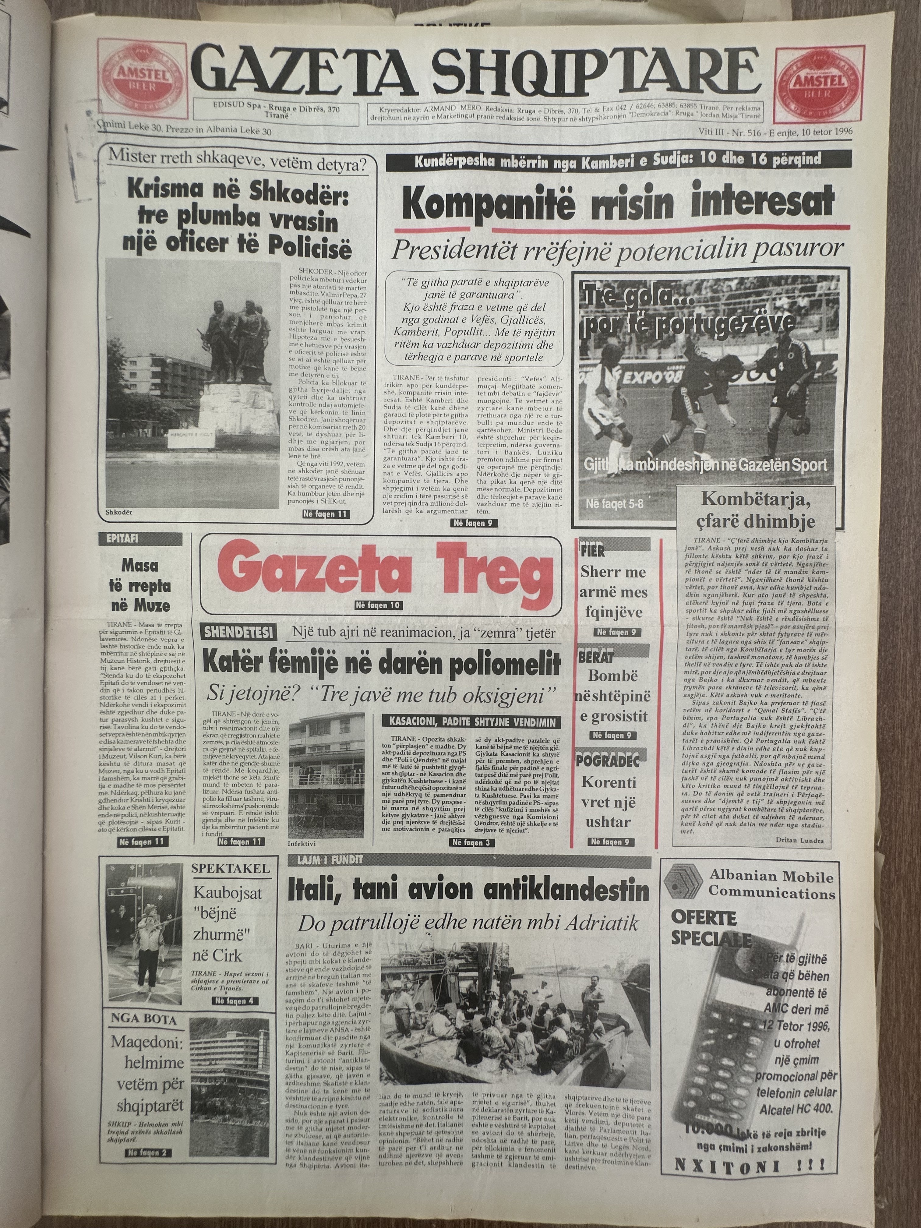 Gazeta Shqiptare 1996-10-10